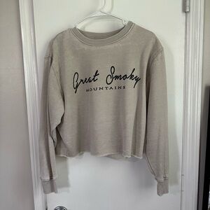 Cream Graphic Sweatshirt